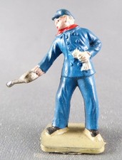 Hornby Ech O Sncf Figurine Plastique 40mm Graisseur Loco Vapeur Bleu de Travail