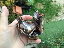 ancien sifflet appeau en terre cuite vernissée artisanat chasse