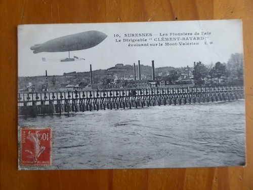 Carte postale aerostation - carte,