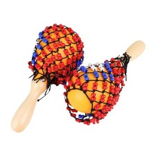 2pcs en bois maracas bricolage