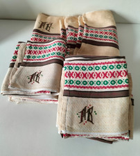 Nappe et 12 serviettes