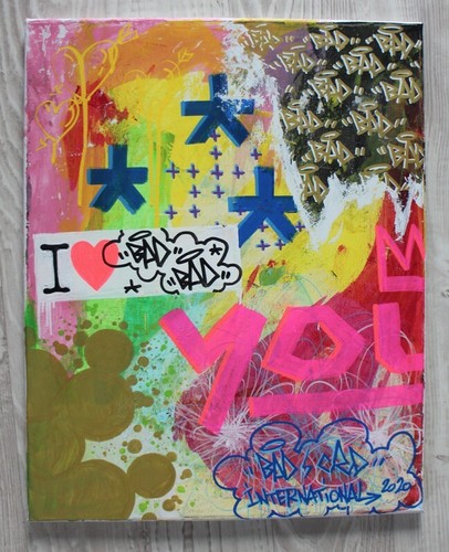 Street art urban - street, art/acrylique