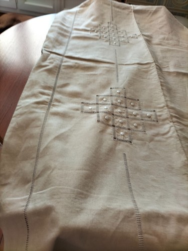 Drap ancien fil lin - fil, de
