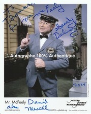 DAVID NEWELL - MR FEELY MISTER ROGERS' : Autographe Original Authentique / Photo