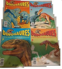 Lot de 4 Magazines Dinosaures Edition Atlas 5, 6, 7, 8