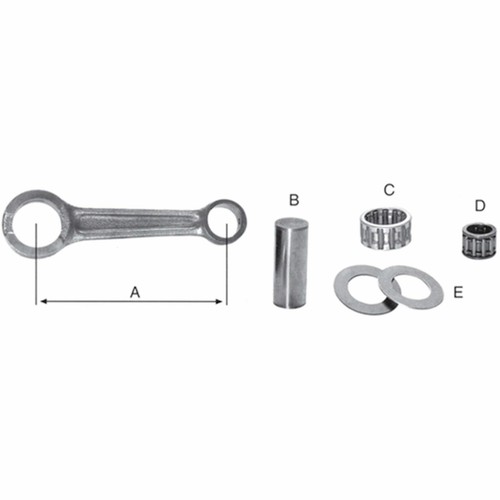 Bco0304a set bielle fantic 240 - bielle,