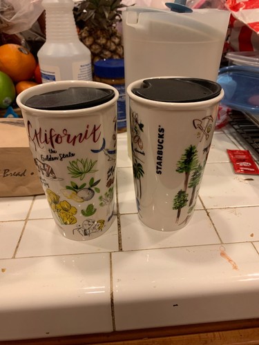Starbucks ceramic travel mug - ceramic,