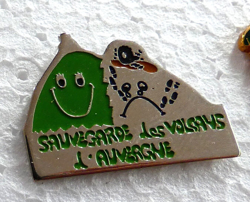 Beau pin puy de dome - pin's,