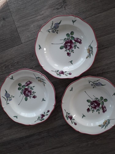 Assiettes creuses gien - assiettes,