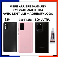 Vitre Arrière Samsung Galaxy S20 / S20+ PLUS / S20 Ultra avec Lentille et Logo