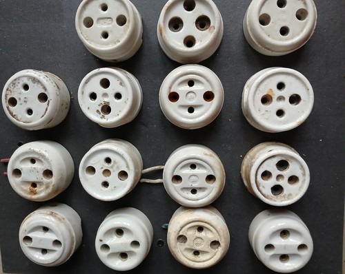 Prises rondes porcelaine - prises, en