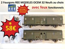 REE MODELES Lot de 2 Fourgons