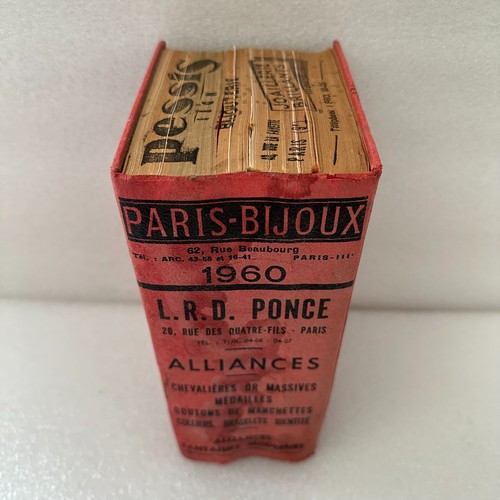 Annuaire paris bijoux 1960 - paris-bijoux,