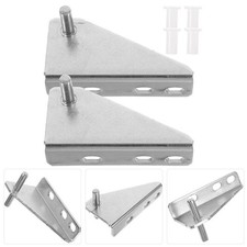  4pcs Armoire charnières Plut charnière Hinge de congélateur avec accessoires