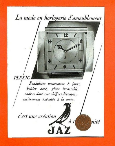 Pendulette jaz publicite - /,