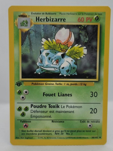 Carte pokémon herbizzare - carte,
