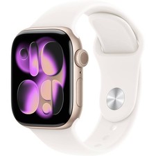 Apple Watch Series 11 GPS 42 mm boîtier en aluminium bracelet de sport rose