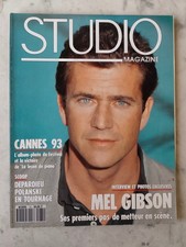 STUDIO MAGAZINE - mel gibson depardieu polanski cannes 1993 - numéro 75