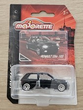 MAJORETTE VINTAGE RENAULT Clio 16s noire 221K-2