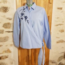 chemise brodée