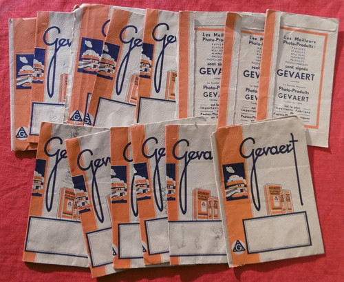Gevaert lot pochettes en - lot,