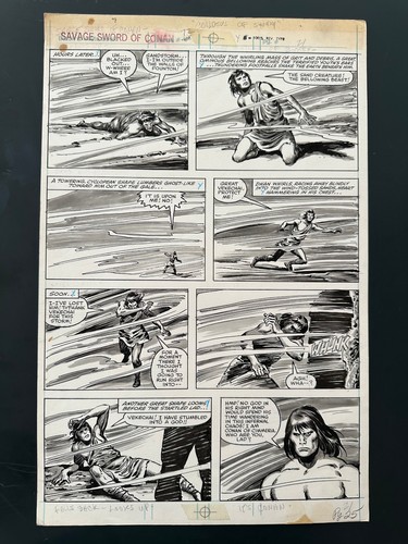 Planche originale john - planche, buscema