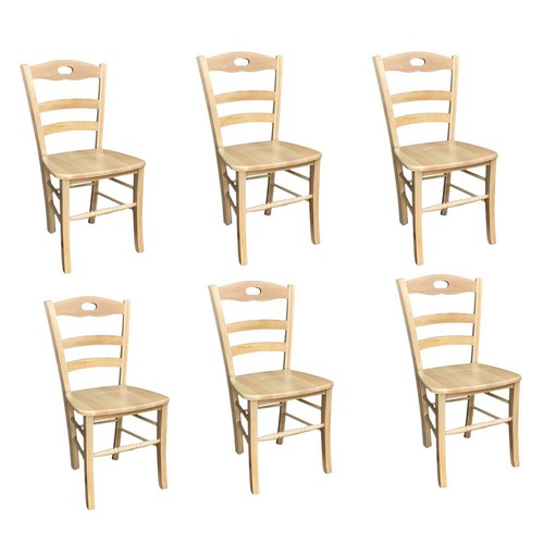 Chaise loris bois naturel - en,