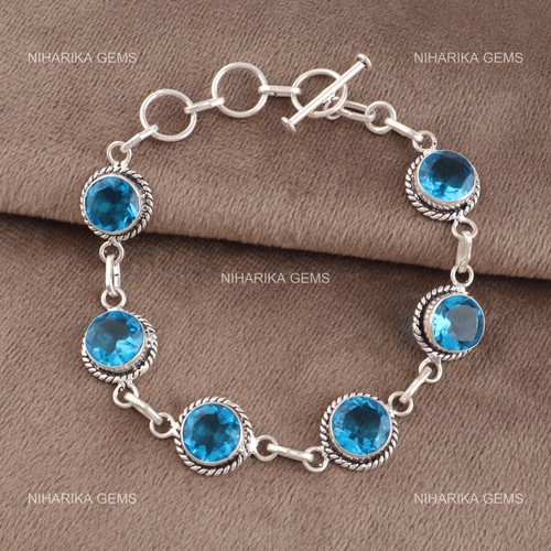 Bracelet chaîne argent - en,