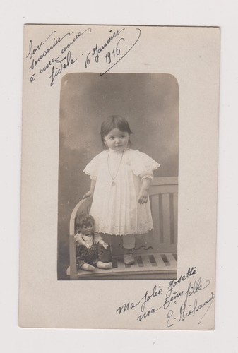 Photo carte josette - josette, debout
