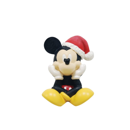 Mini figurine noël mickey - mini,