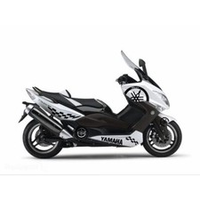 Set 12 Adhésifs Noir Carénage 70x70 CM pour Yamaha 500 T-Max 2008-2011