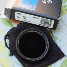 B+W 1100739 filtre S03 diamètre 43mm 43 CPL MRC. BASIC. Polarisant Circulaire