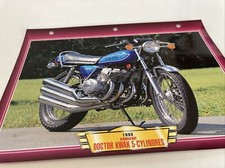 Kawasaki Mylliard 5 cylindres 2T 1998 fiche carte moto passion collection Atlas