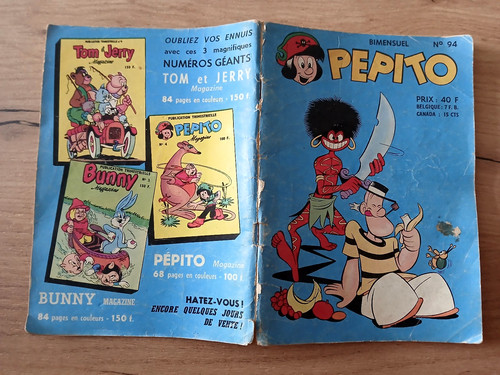 Ancienne pepito 94 - bd, le
