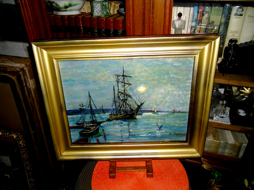 Superbe tableau marine xxe - superbe,