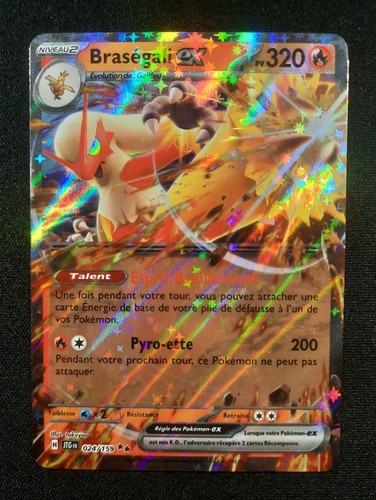 Carte pokémon braségali ex - pokémon, :