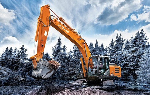 Hitachi 210 autocollants - hitachi,