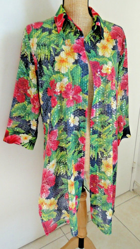 Veste ouverte très colorée