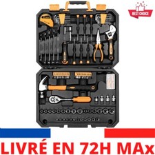 Caisse a Outil 128 Pièces, Malette Boite Coffret a Outils Complete Bricolage Ave
