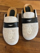 Mocassin en cuir et feutre J W