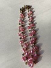 Ancien collier 2 rangs perles