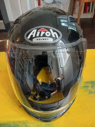 Casque moto noir airoh helmet - casque,