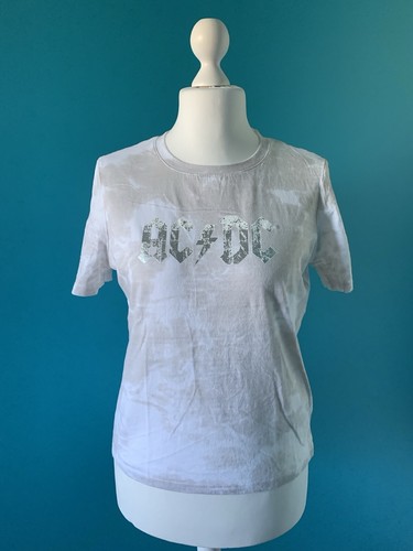 Tee shirt blanc - ac/dc, 🎸