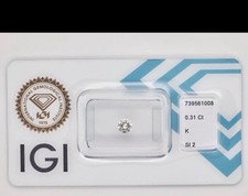 Diamant naturel 0.31 SCELLÉ