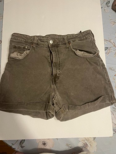 Zara men gray denim - gray, shorts