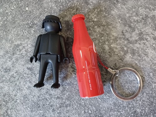 Porte clés bouteille coca - porte,