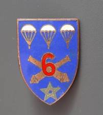 Insigne 6° RALP Parachutiste Régiment Artillerie Légère AB éditeur ORIGINAL