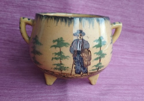 Ancien tripode faience de - ancien,