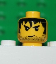 Tête Lego Minifig Head Angry