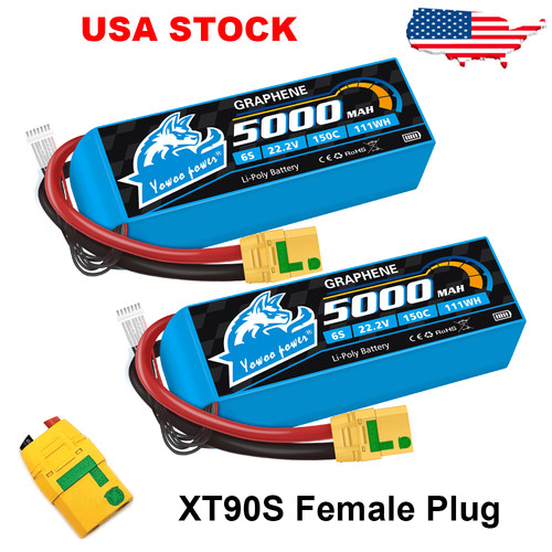 Yowoo 5000mah ec5 22 - 2x, 22.2v